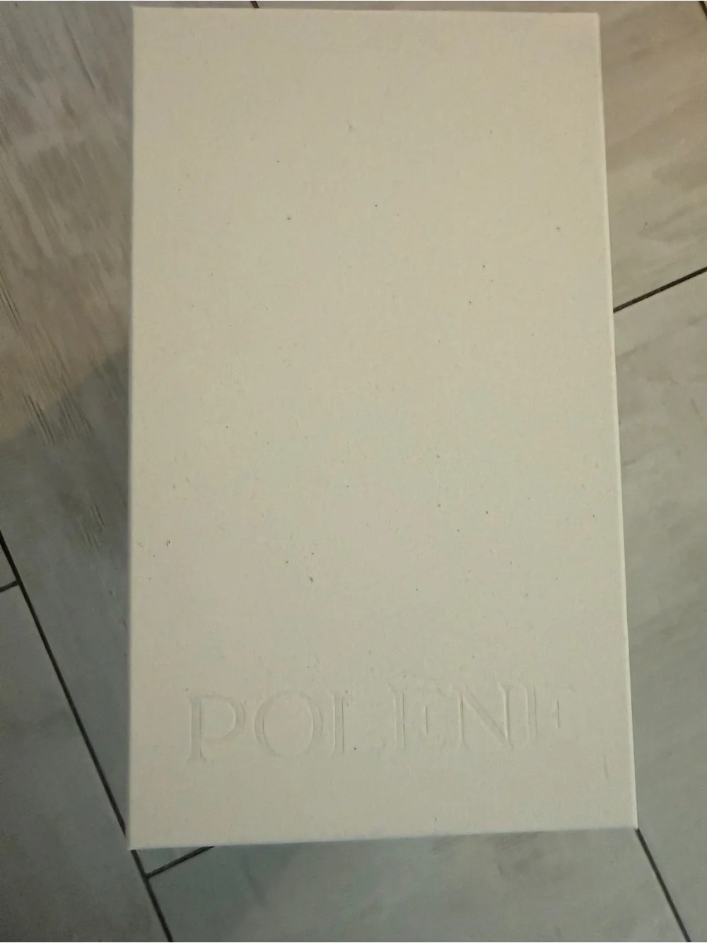 Polene gift boxes set of 2: white embossed presentation box